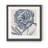 " Indigo Floral On Linen II - Premium Framed Print - Ready To Hang "-344303180-344303179-344266738