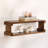 Sephine Modern Boxy 2-Tier Floating Wooden Wall Shelves, Decorative Storage Shelf for Kitchen, Bedroom, Living Room, Office