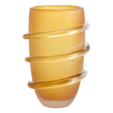 Vase Eliano Frosted Amber