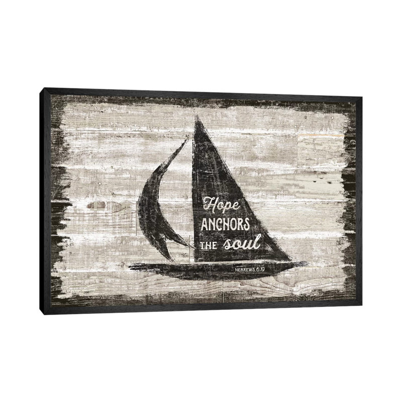 Driftwood Coast Scripture II by Sue Schlabach - Gallery-Wrapped Canvas Giclée on Canvas, 101.6 cm H x 66.04 cm W
