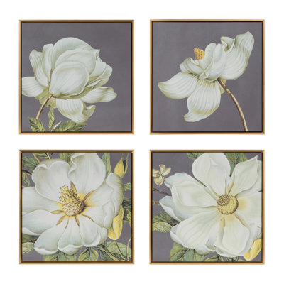 «Grossi Botanical Flower Prints», art mural pour le salon