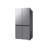 Samsung Bespoke Counter Depth 4-Door French Door Refrigerator 23 cu. ft. with AI Hybrid Cooling & Beverage Center in Fingerprint Resistant Stainless Steel