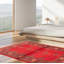 Tapis rouge foncé Malci Peshawar Bokhara 3 pi 2 po x 5 pi 0 po