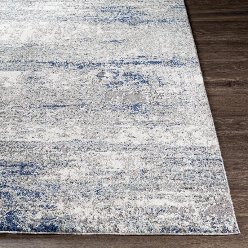 Aderyn Abstract Indoor Rug, Rectangle 6'7" x 9'