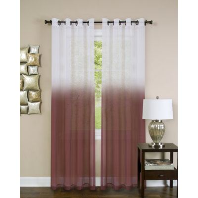 Shep Semi Sheer Curtain Single Panel