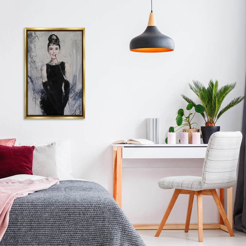 Cadre flottant classique avec détails modernes Audrey, design par Lucille Lee, H 31 po x l 21 po