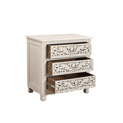 Harleen 30'' W Solid Wood Nightstand