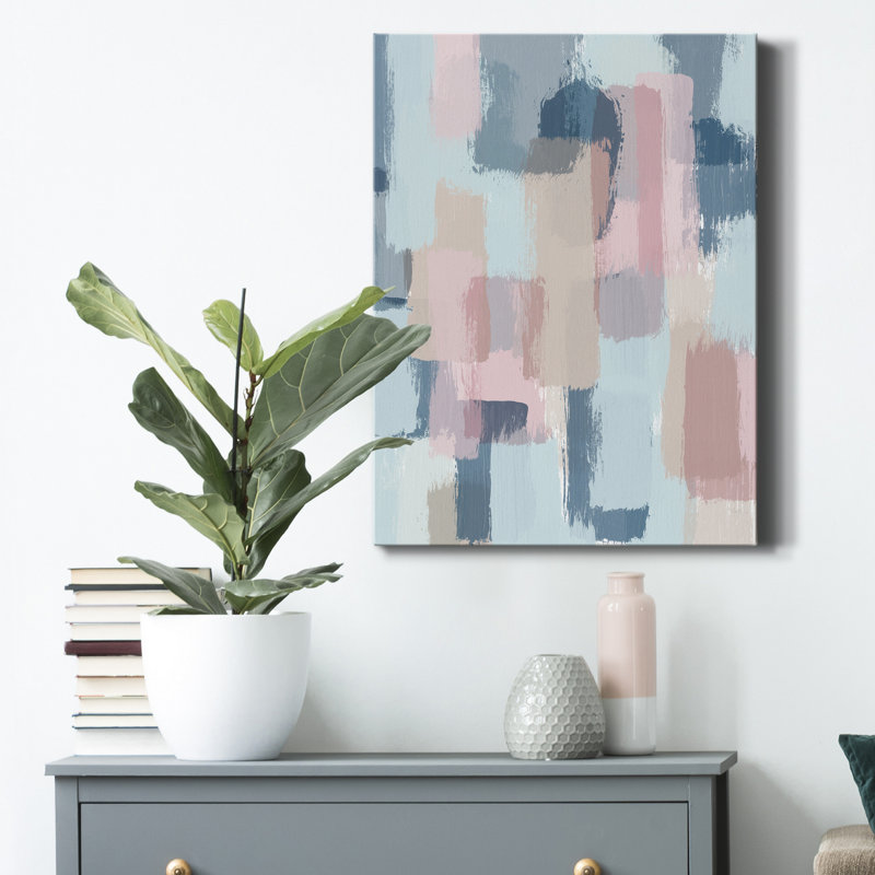 «Mix of Spring» par Natalie Carpentieri, reproduction d'art sur toile tendue, H 40 po x l 30 po x P 1 po