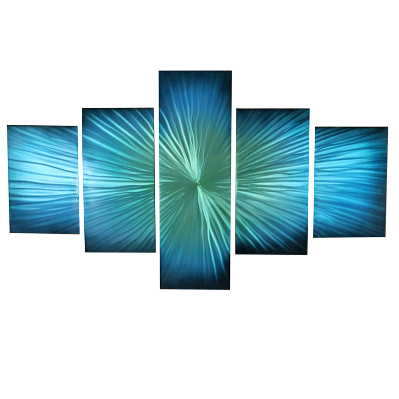 Handmade Modern Abstract Wall Decor on Metal