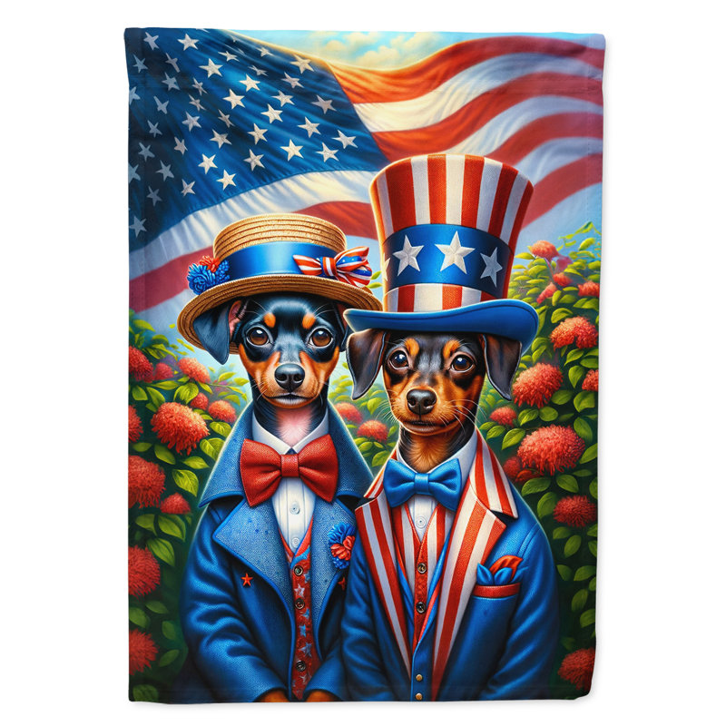 Drapeau «All American House», Pinscher miniature