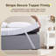 7cm Medium Feeling Memory Foam Mattress Topper Infused With Gel For Comfort Sleep-594341534