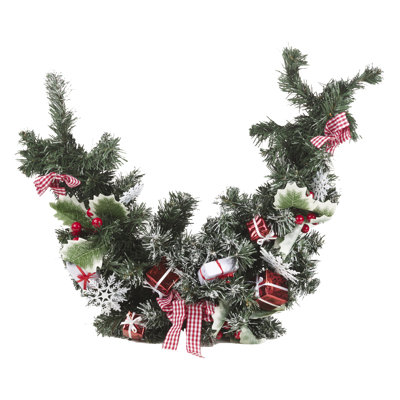 Faux Pine Plastic 15cm Wreath
