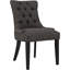 Tissu capitonné capitonné moderne avec garniture cloutée, chaise d'appoint-1188332782-1201228801
