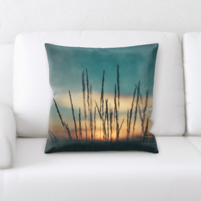 Microsuede Throw Pillow