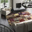 Wool Patchwork Area Rug