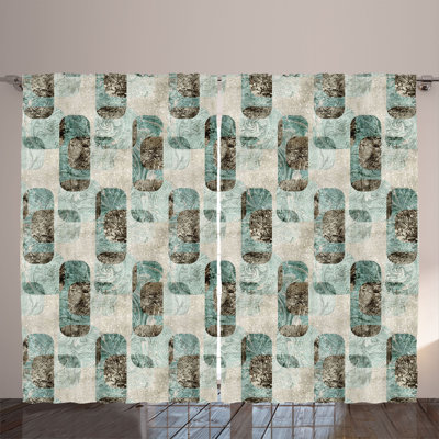 Semi Sheer Curtain Pair