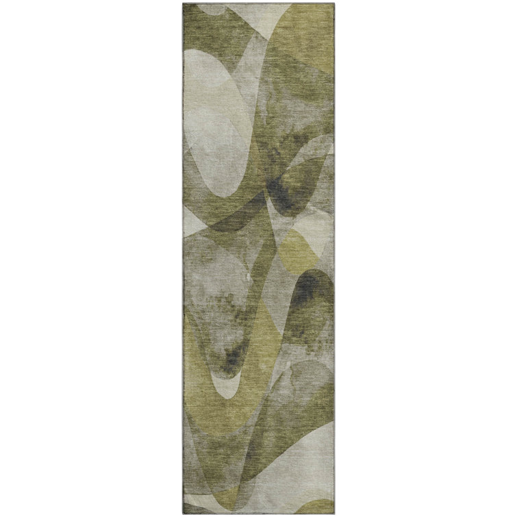 Mahenoor Area Rug with Non-Slip Backing