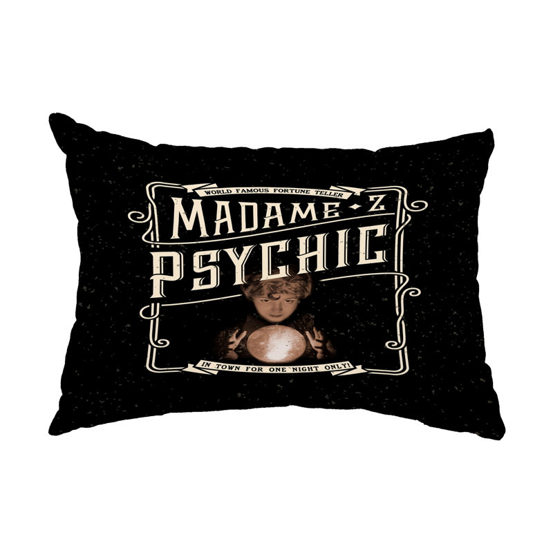  Housse et insert de coussin d'extérieur rectangulaire Madame Psic, Blanc cassé