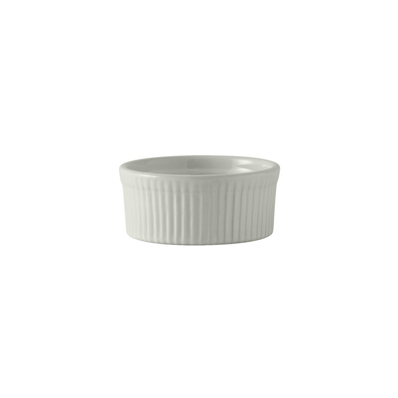 White Ceramic 10 oz Souffle Ramekin Set of 12