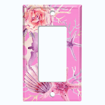 Nautical & Beach 1 - Gang Rocker Standard Wall Plate