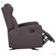 Fauteuil inclinable classique et traditionnel avec accoudoirs et dossier confortables