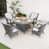Coussin blanc / cadre gris