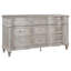 Ensemble de chambre à coucher avec lit double, une commode et un miroir pour une solution de chambre à coucher contemporaine-1829115508-1829115498