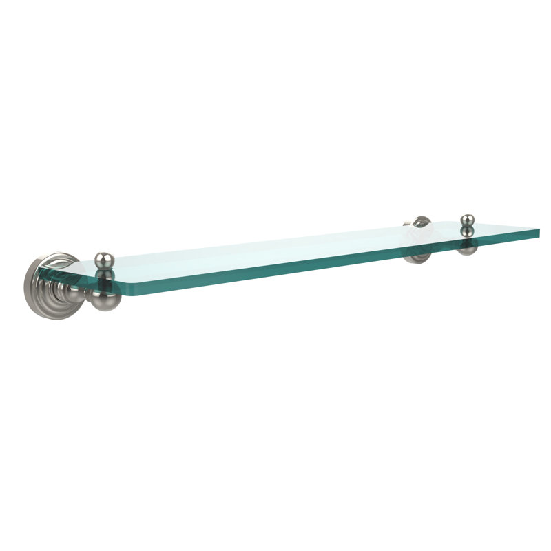 Beresford Bracket Shelf, 22", Polished Nickel