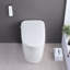 Combinaison de bidet de toilette intelligente avec buse autonettoyante, siège chauffant, veilleuse, commande à bouton, chasse d'eau en cas de panne de courant, fermeture en douceur, chasse automatique, avec télécommande