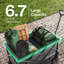 Chariot pliant pliable d'une capacité de 350 lb-115214055