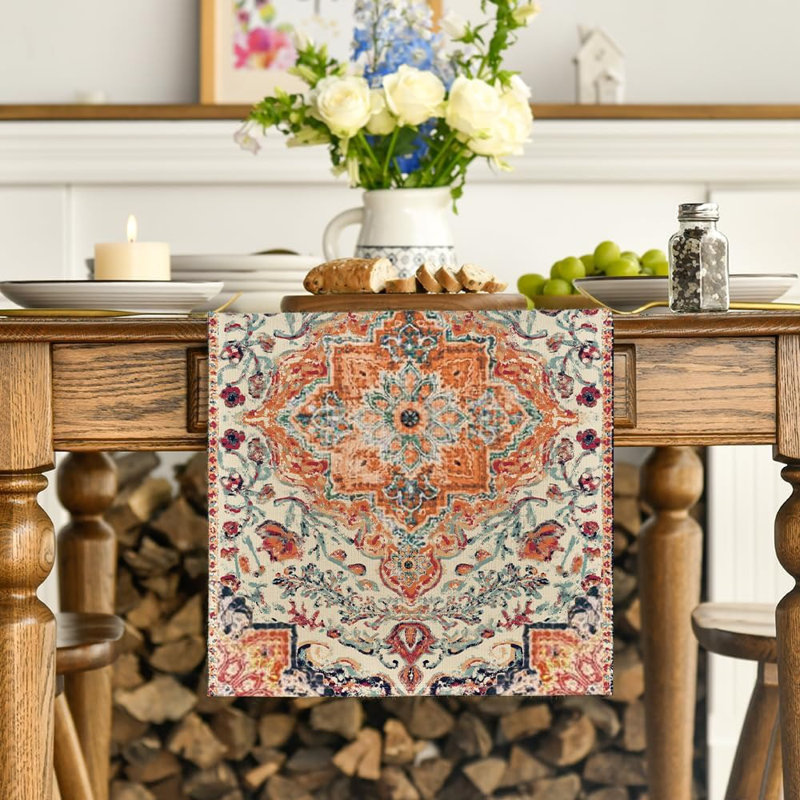 Chemin de table Boho Bohemia Orange