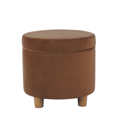 Mayen 19" Wide Round Storage Ottoman