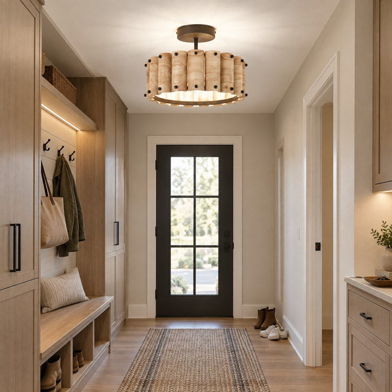 3-Light 35cm Flush Mount Ceiling Light