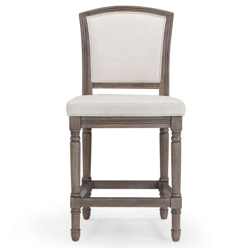 Tabouret de bar à hauteur de comptoir avec revêtement texturé confortable, Tabouret de comptoir (siège d'une hauteur de 26 p