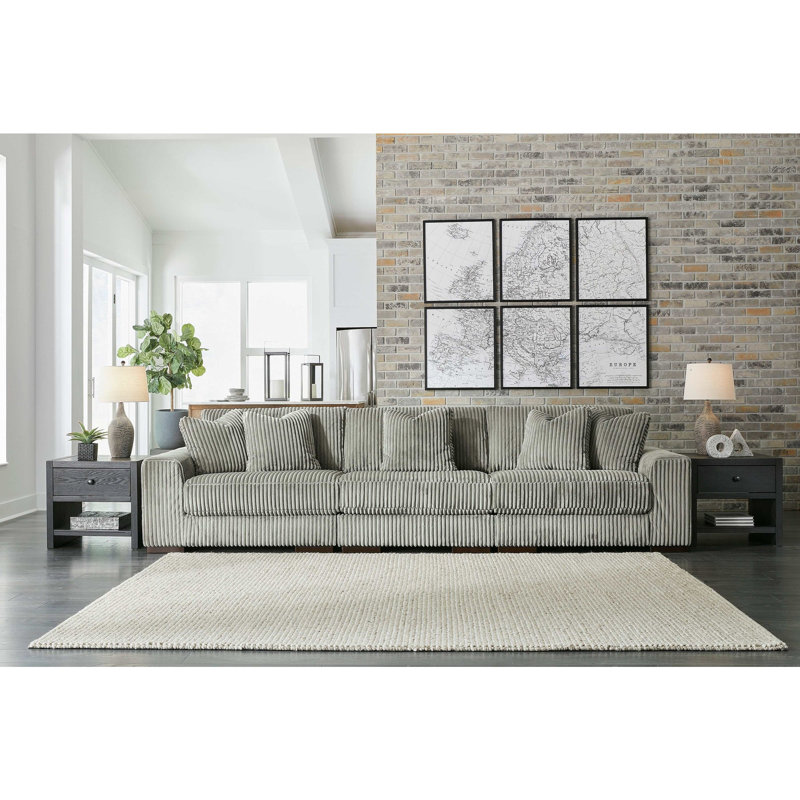 Adones Fog 3pc Sectional Sofa