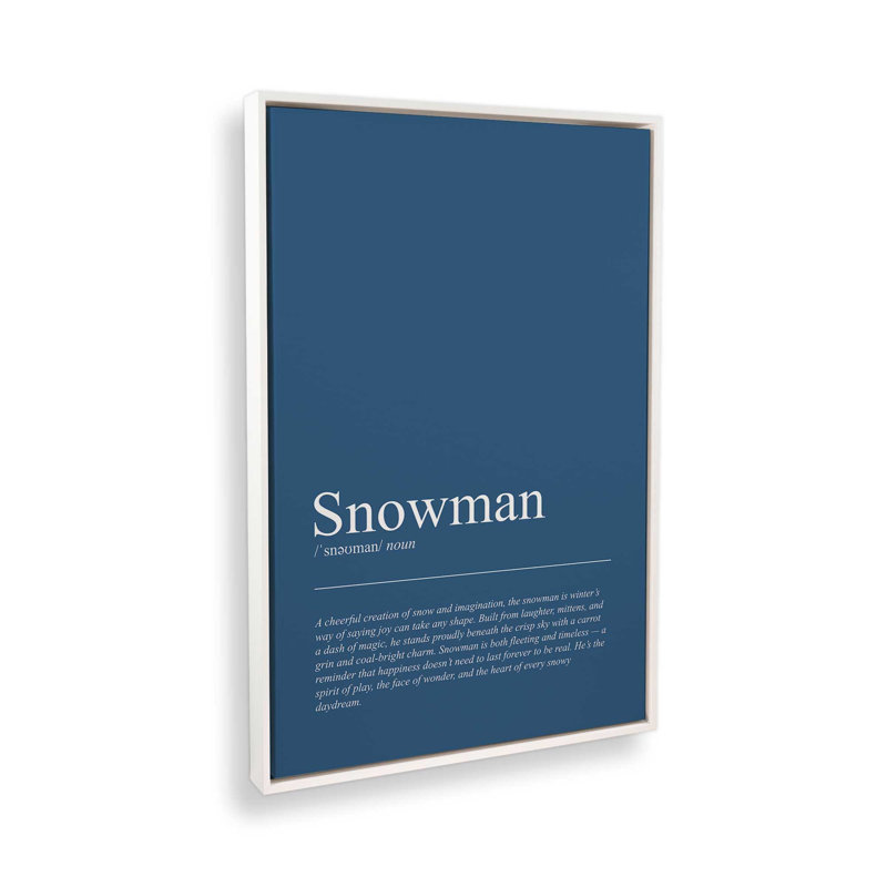 Impression sur toile Frosty Wonder, Chrome poli, H 48,75 po x l 32,75 po