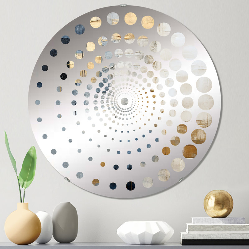 Miroir mural Emelina, 31,4 po x 31,4 po