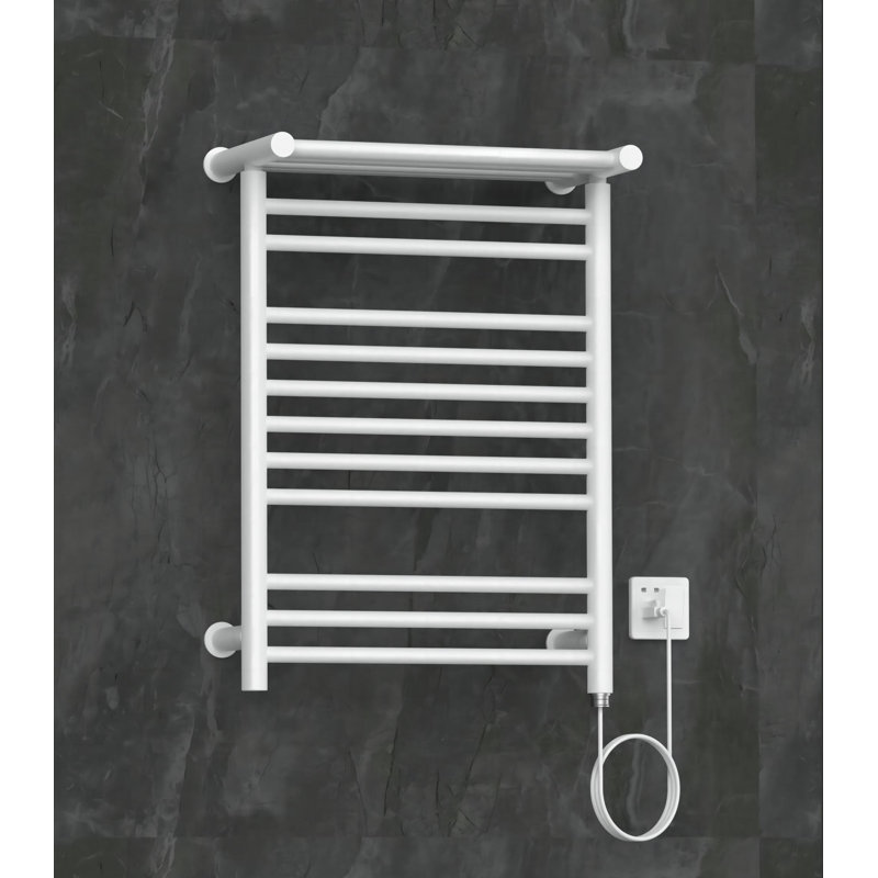14 bar electric towel warmer, Matte White