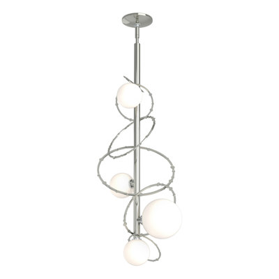 Olympus Vertical Pendant - Opal Glass