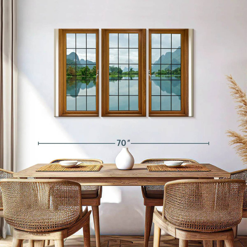 Lilie Window Pane, 36" H x 57" W