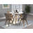 Pouliot Round Metal Base Dining Table