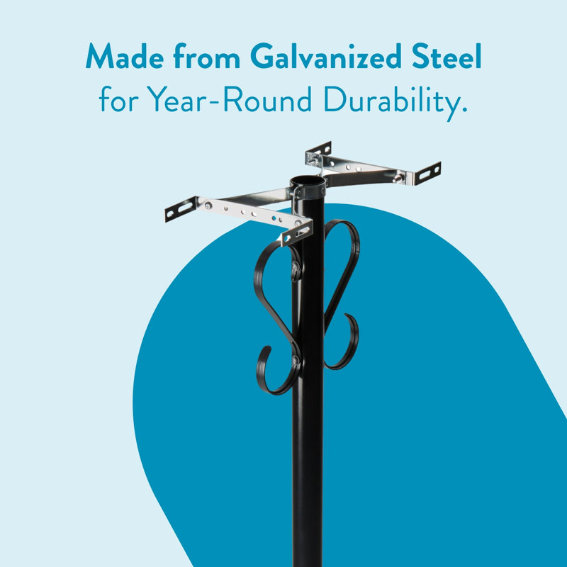 Round Decorative Scroll Post