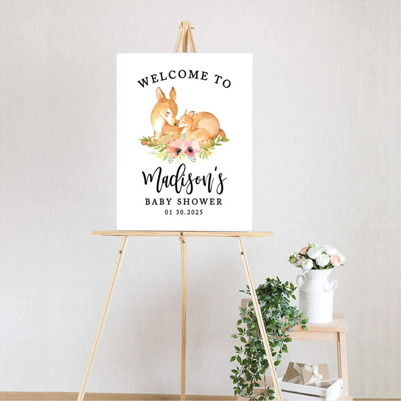 Art sur toile Baby Shower, Oui
