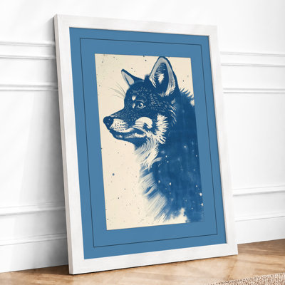 Splintered Fox Modern - Framed Print