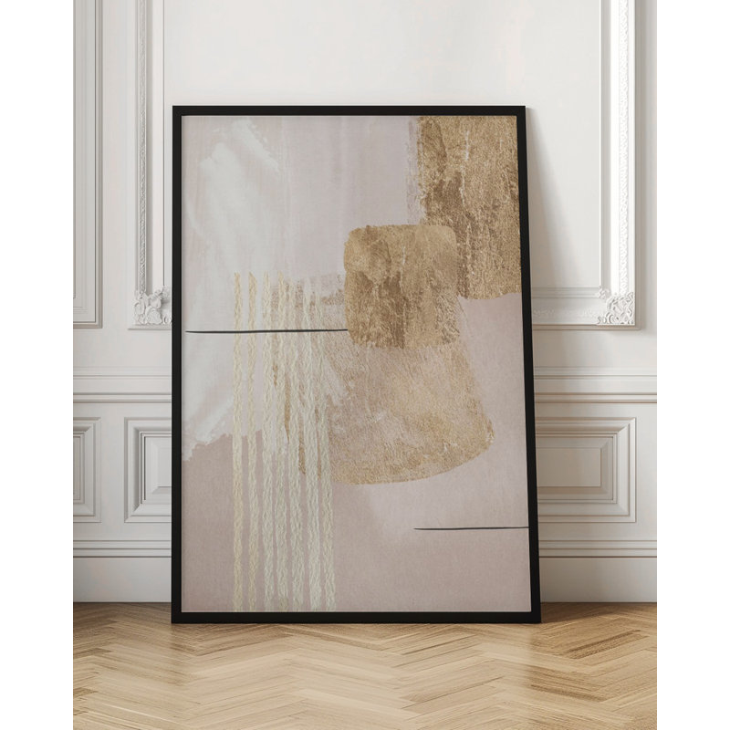 Aesthetic Gold by Sally Ann Moss - Wrapped Canvas Print, 50.8cm H x 50.8cm W