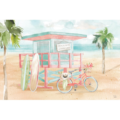 " Surfs Up VII " by Dina June Painting Print