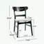 Ensemble de salle à manger 5 pièces à structure en bois avec 4 chaises rembourrées-582847141