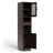 Milton 75.43"H Pier Bookshelf with Open Shelves and Cabinet-69157792