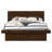 Wood Queen LED Panel Bed-661836861-661836863