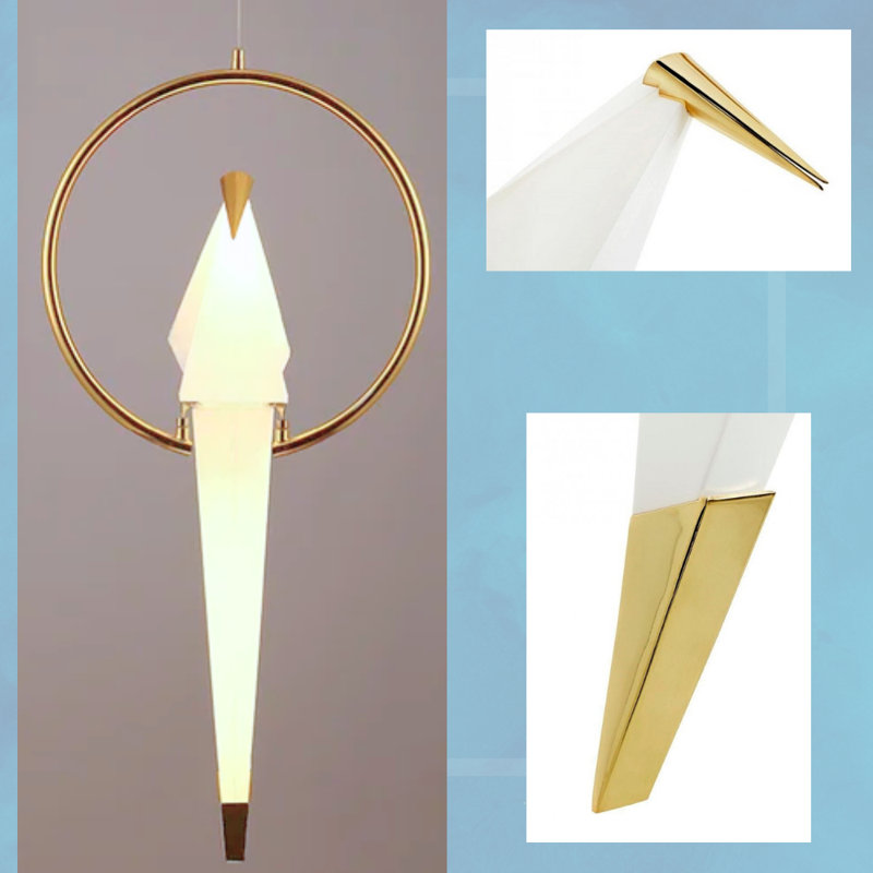 Selars - Light Gold LED Shaded Pendant